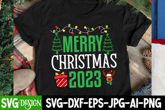 Download Merry Christmas 2023 SVG Cut File - Christmas Collection