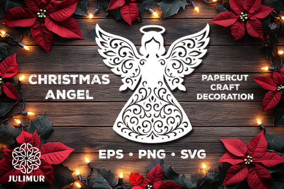 Download Christmas Angel Papercut SVG - Christmas Collection