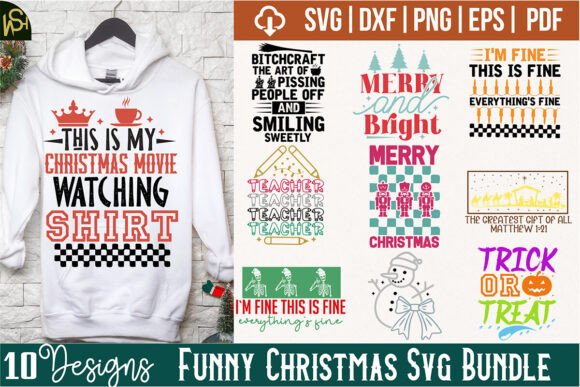 Download Funny Christmas Svg Bundle - Christmas Collection