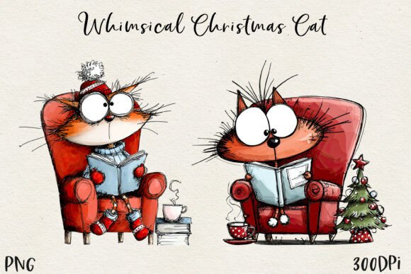 Download Cute Christmas Cat PNG - Christmas Collection