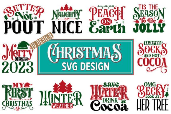 Download Funny Christmas SVG Bundle - Christmas Collection