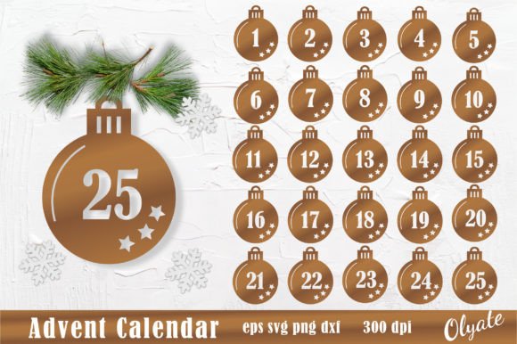 Download Christmas Advent Calendar SVG. Christmas - Christmas Collection