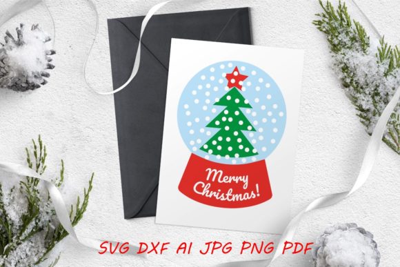Download Merry Christmas Tree in the Snow Globe&nbsp; - Christmas Collection