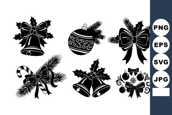 Download Christmas Holiday Decorations Vector Set - Holiday decorations Collection