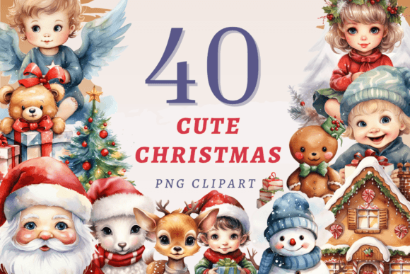 Download Cute Christmas PNG Bundle - Christmas Collection