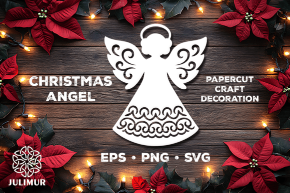 Download Christmas Angel Papercut SVG - Christmas Collection