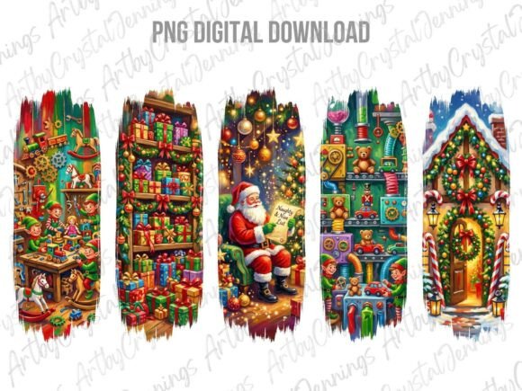 Download Christmas Toy Shop Brushstroke PNG - Christmas Collection