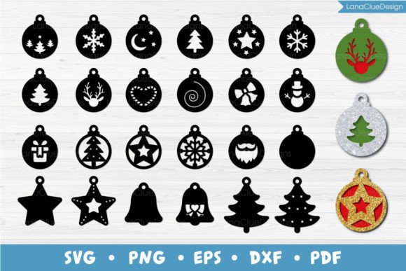 Download Christmas Ball Ornaments SVG - 24 Items - Christmas Collection