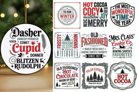 Download Farmhouse Christmas Sign SVG Bundle - Christmas Collection
