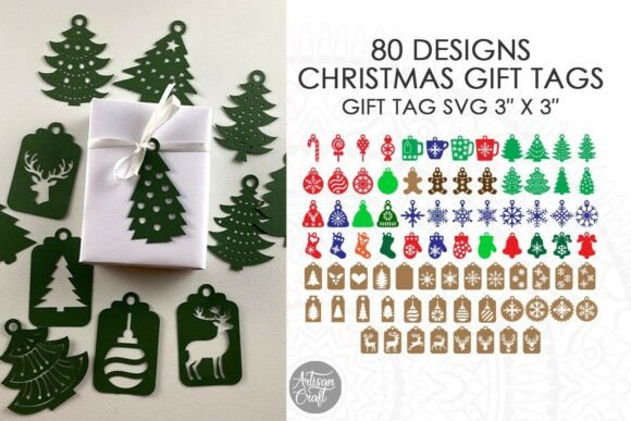 Download Christmas Gift Tag SVG Bundle - Christmas Collection
