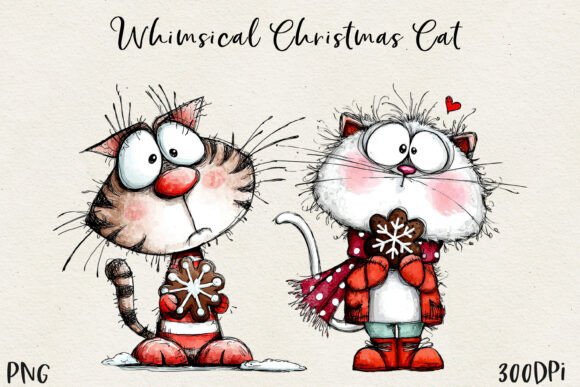 Download Cute Christmas Cat PNG - Christmas Collection