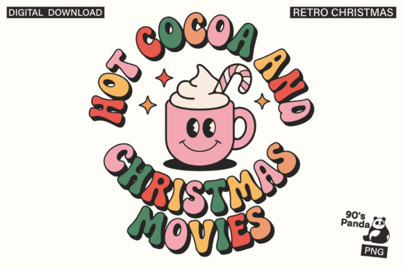 Download Retro Christmas Western Design PNG - Christmas Collection