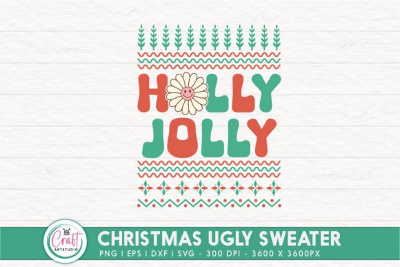 Download Vintage Christmas Ugly Sweater SVG - Christmas Collection