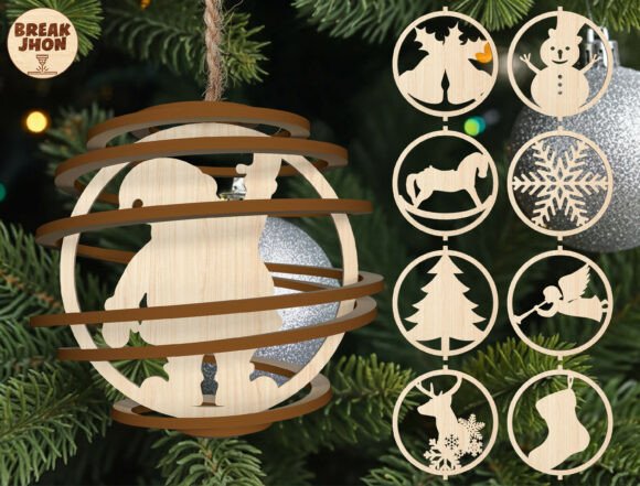 Download 3D Christmas Ornament Svg - Christmas Collection