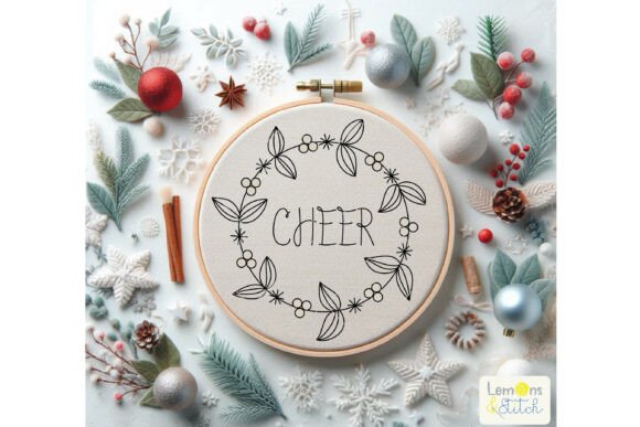 Download Holiday Wreath: Cheer, Christmas Floral - Christmas Collection