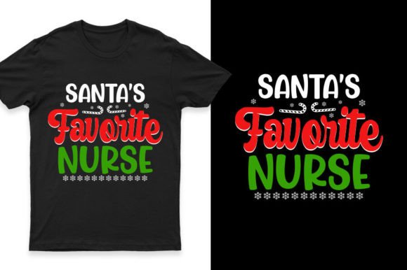 Download Santa's Favorite Nurse Christmas Shirt - Christmas Collection