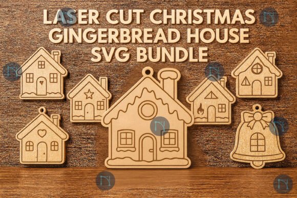 Download Christmas Gingerbread House SVG Bundle - Gingerbread house Collection