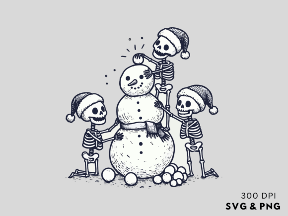Download Funny Christmas Skeleton SVG PNG - Christmas Collection