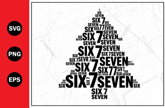 Download Six Seven Christmas Tree Shape Svg Png - Christmas Collection