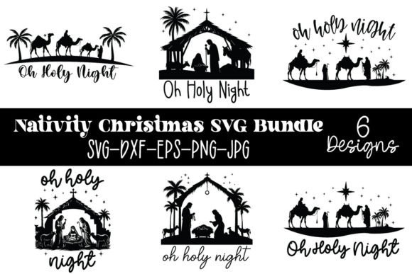Download Nativity Christmas Svg Bundle. Christian - Christmas Collection