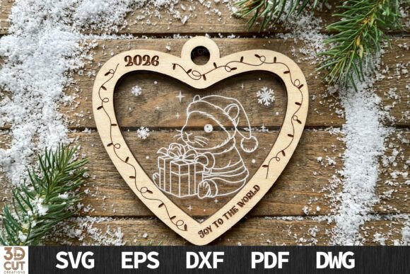 Download My First Christmas Heart Ornament - Christmas Collection