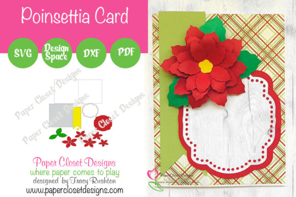 Download Christmas Poinsettia Card - Christmas Collection