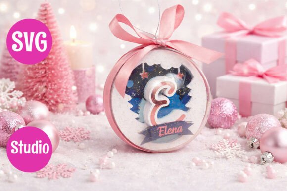Download Layered Letters for Christmas Ornament - Christmas Collection