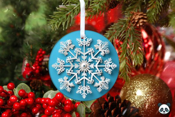 Download Snowflakes 3D Christmas Ornament - Christmas Collection