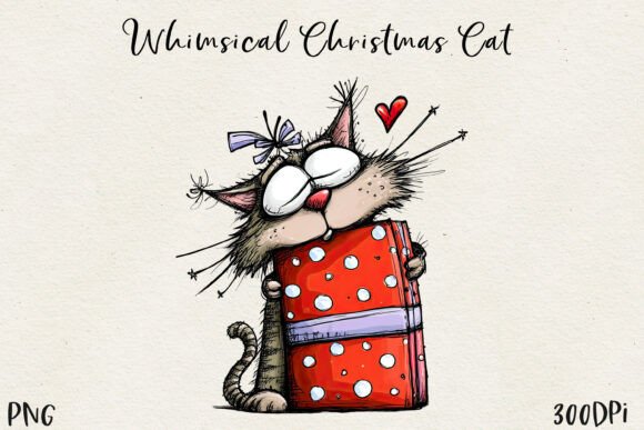 Download Cute Christmas Cat PNG - Christmas Collection