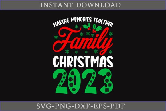 Download Family Christmas 2023 SVG Cut File - Christmas Collection