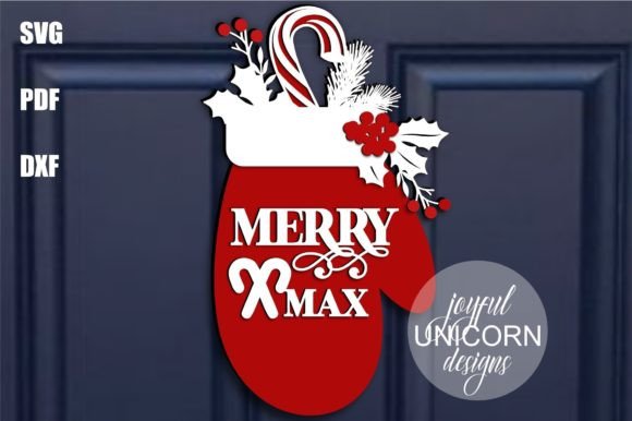 Download Merry Christmas Sign | Mitten Door Sign - Christmas Collection