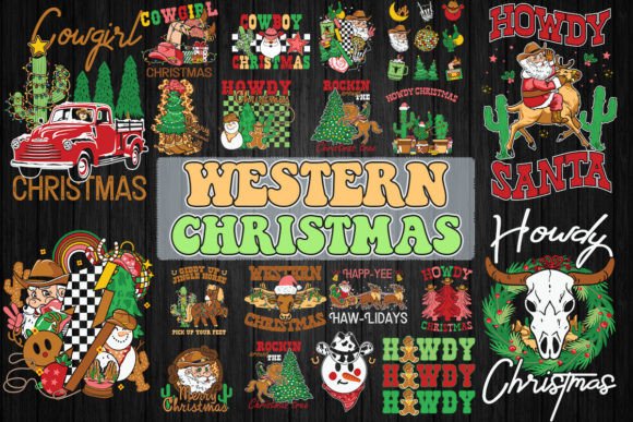 Download Western Christmas Bundle SVG 20 Designs - Christmas bundle Collection