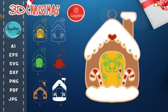 Download 3D Christmas Ornament - Christmas Collection