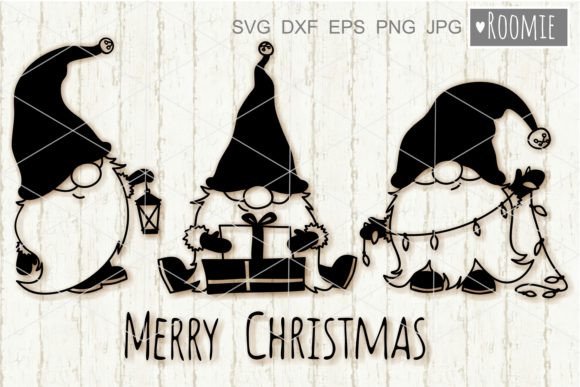Download Christmas Cut Files, Scandi Gnomes - Christmas Collection