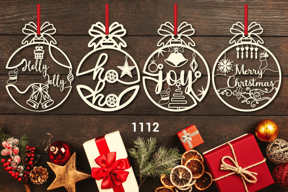 Download Christmas Wooden Ornament SVG Bundle1112 - Christmas Collection