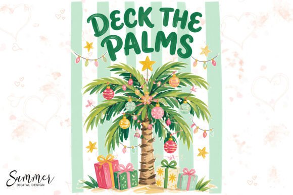 Download Deck the Palms Christmas Sublimation PNG - Christmas Collection