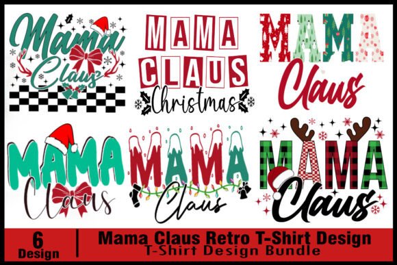 Download Mama Claus Retro Christmas Bundle - Christmas bundle Collection
