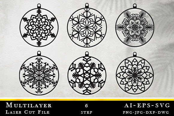 Download Laser Cut Christmas Ball SVG. - Christmas Collection