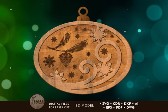 Download Christmas Ornament, Multilayer Laser Cut - Christmas Collection