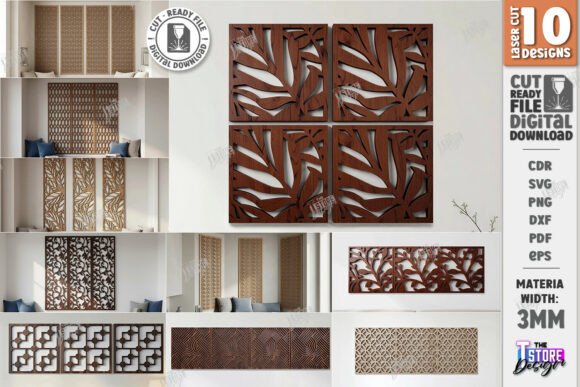 Download Decorative Wall Panel Laser Cut Bundle - Premium Resources
