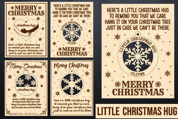 Download Little Hug Christmas Laser Cut Bundle - Christmas Collection