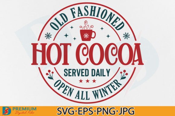 Download Hot Cocoa SVG, Farmhouse Christmas Sign - Christmas Collection