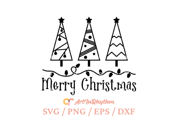 Download Merry Christmas Trees Svg - Christmas Collection