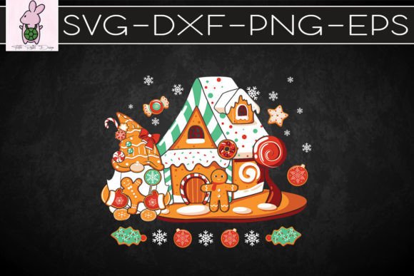 Download Gingerbread House Sweet Xmas SVG - Gingerbread house Collection