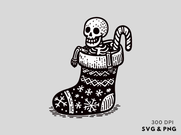Download Funny Christmas Skeleton SVG PNG - Christmas Collection