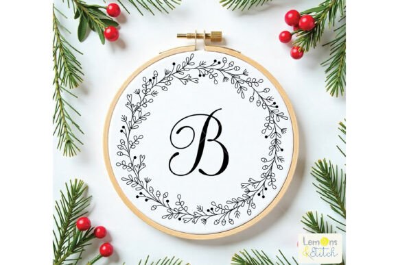 Download Letter a to Z: Christmas Wreath, Holiday - Christmas Collection