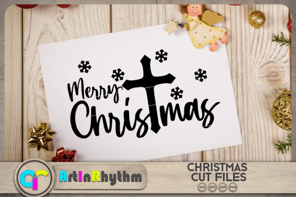 Download Merry Christmas Cross SVG - Christmas Collection