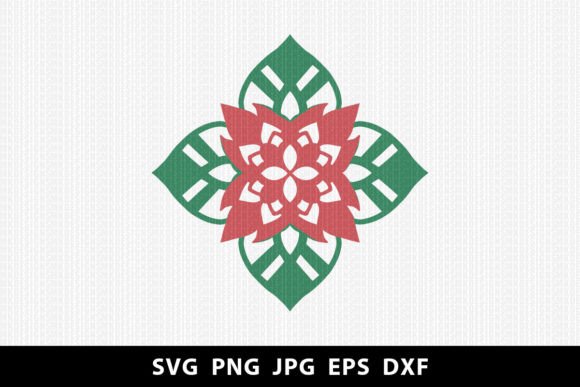 Download Poinsettia SVG, Christmas Design - Christmas Collection