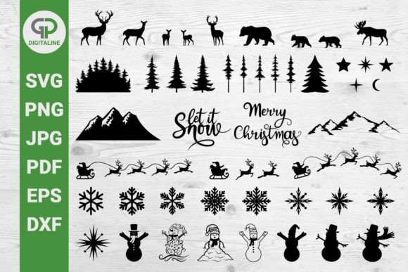 Download Christmas Bundle SVG Winter Elements SVG - Christmas bundle Collection