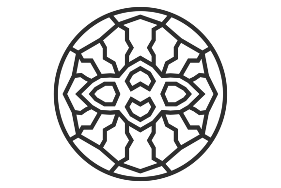 Download Korean Round Ornament Emblem. Chinese De - Round ornament Collection